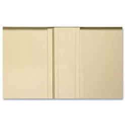 Tennsco 30 in. x 18 in. x 72 in. Assembled High Standard Cabinet - Black