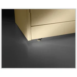 Tennsco 36 in. x 18 in. x 72 in. Unassembled High Standard Cabinet - Black
