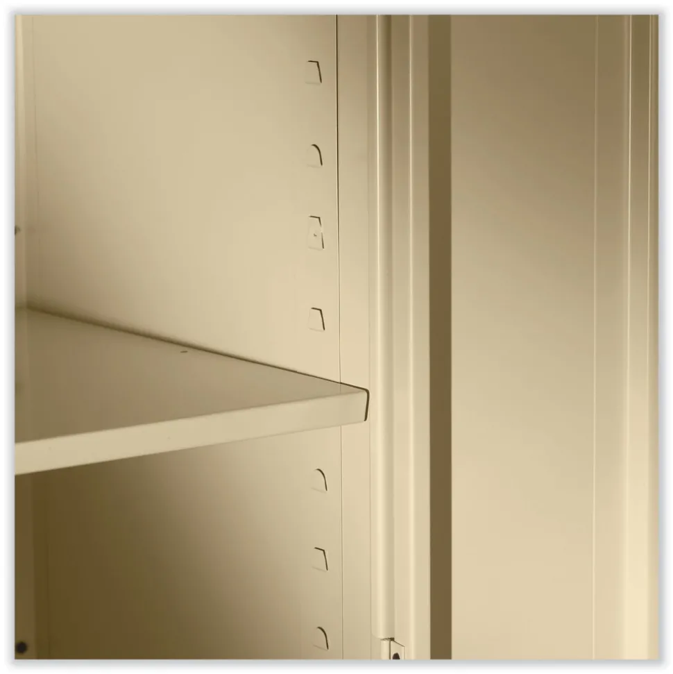 Tennsco 36 in. x 24 in. x 72 in. Unassembled High Standard Cabinet - Black