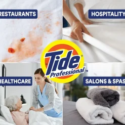 Tide Professional 105 oz Commercial HE Liquid Laundry Detergent (4/Carton)