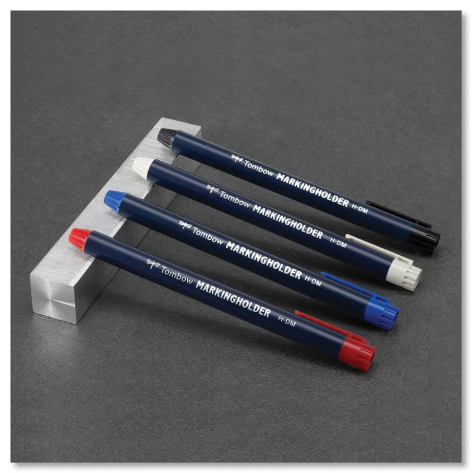 Tombow 4.4 millimeter Mechanical Wax-Based Marking Pencil Refills - Red (10/Box)