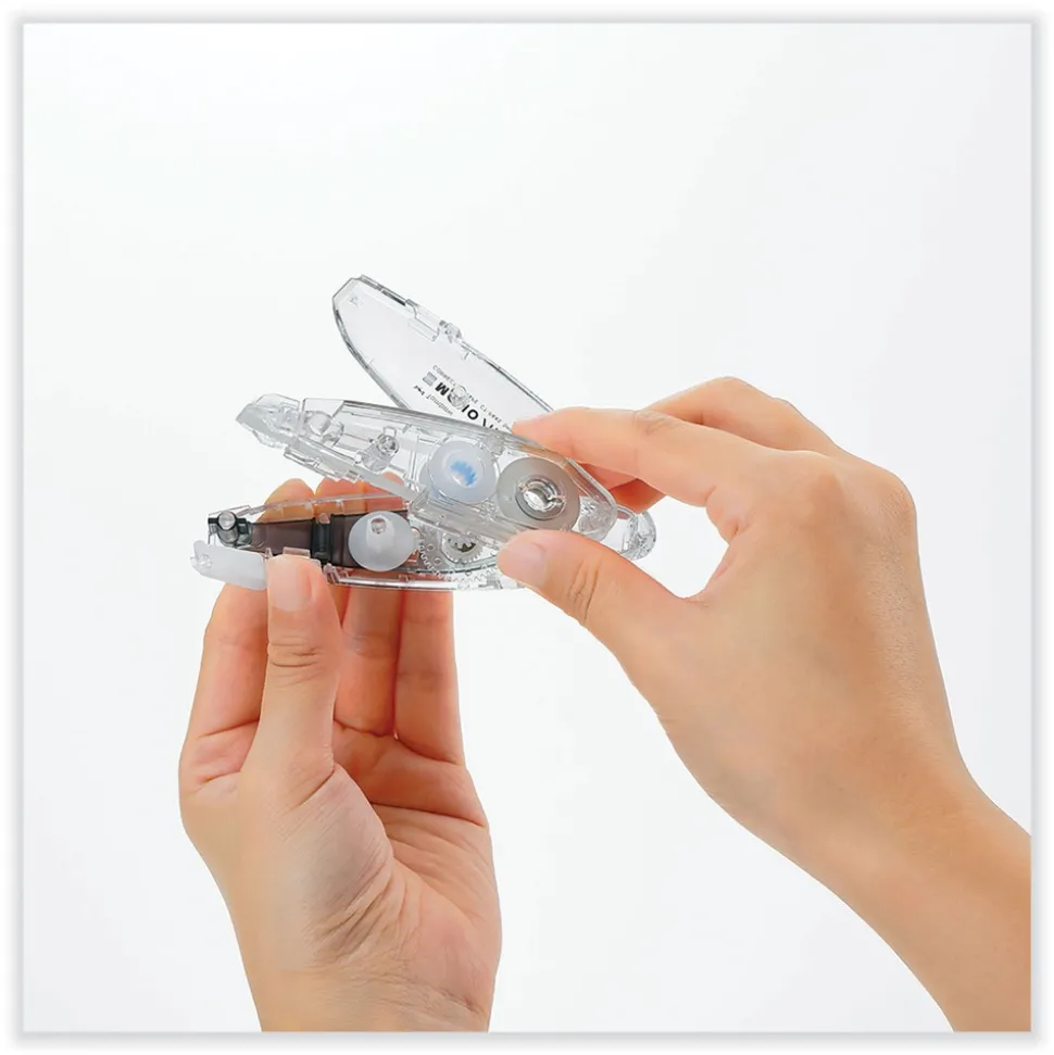 Tombow MONO Air 0.19 in. x 236 in. Refillable Pen-Type Correction Tape - Clear Applicator