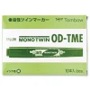 Tombow Mono Twin Fine/Broad Tips Bold Permanent Marker - Blue (10/Box)