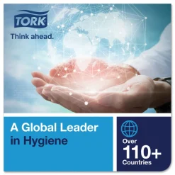 Tork 290092A Advanced Matic 7.7 in. x 525 ft. 2-Ply Hand Towel Roll - White (6/Carton)