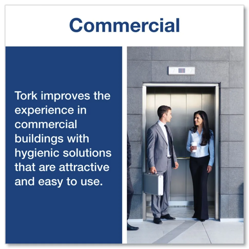 Tork 510176 8.46 in. x 16.13 in. Cleaning Cloth - White (1000/Carton)
