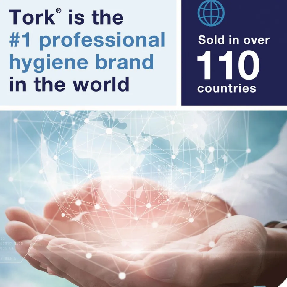 Tork 101298 2-Ply 9.12 x 12.8 Xpress Extra Soft Multifold Towel - White (16/Carton)