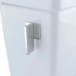 TOTO 1-Piece Legato CEFIONTECT WASHLETplus 1.28 GPF Elongated Universal Height Skirted Toilet - Cotton White