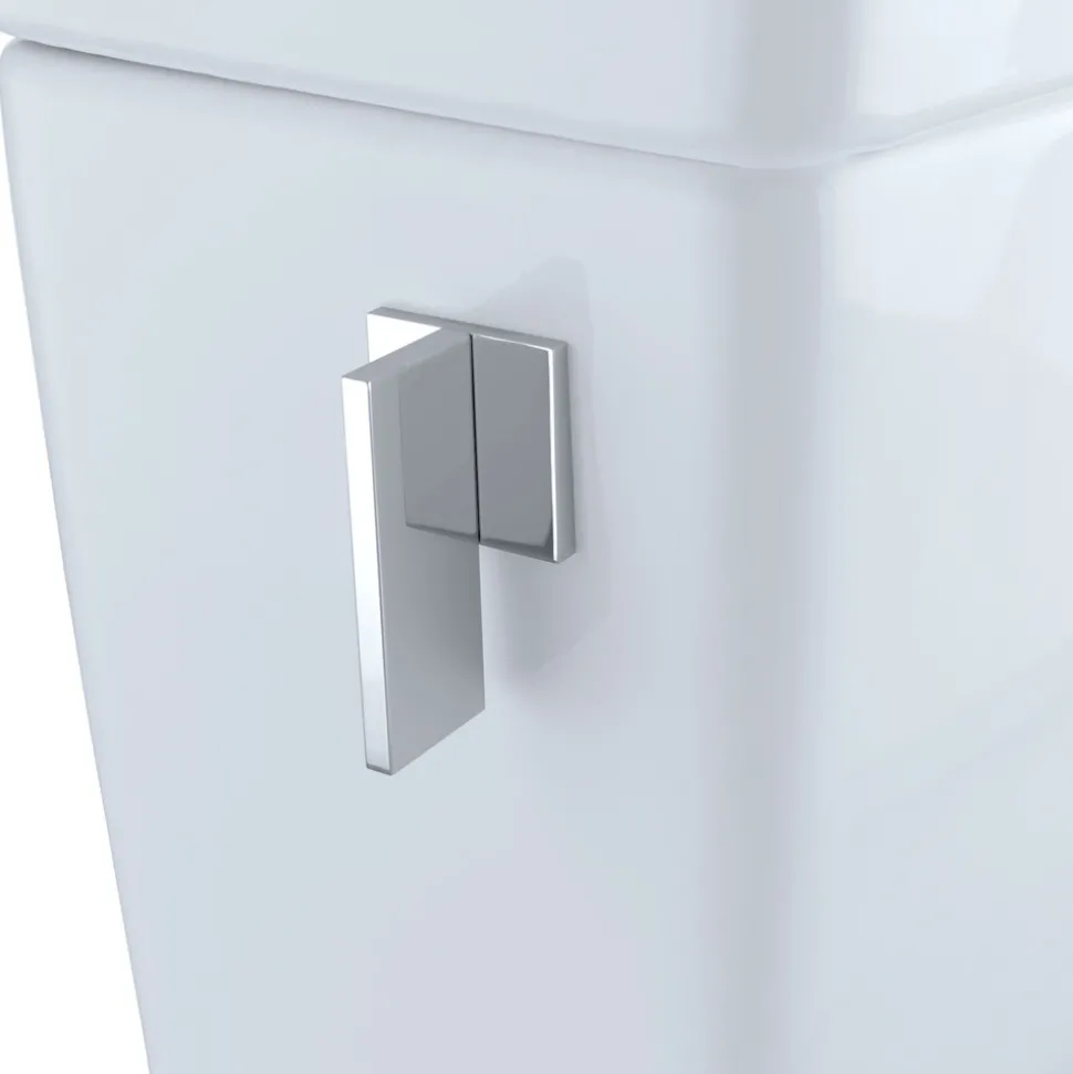 TOTO 1-Piece Legato CEFIONTECT WASHLETplus 1.28 GPF Elongated Universal Height Skirted Toilet - Cotton White