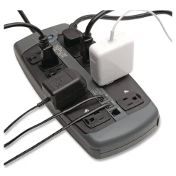 Tripp Lite 10 AC Outlets 8 ft. Cord 2395 J Protect It! Surge Protector - Black