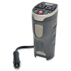 Tripp Lite PowerVerter 200 W Ultra-Compact Car Inverter with Two AC Outlets/Two USB Ports