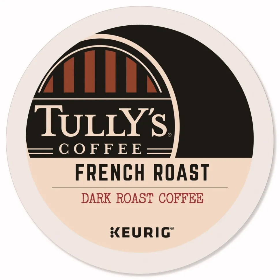 Tully's Coffee 5000373779 Coffee K-Cups - French Roast (96/Carton)