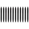 U Brands 0.7 mm HB (#2) Cambria Soft Touch Mechanical Pencil - Black Lead, Black Barrel (12/Pack)