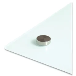 U Brands 47 x 35 Glass Dry Erase Board - White Surface