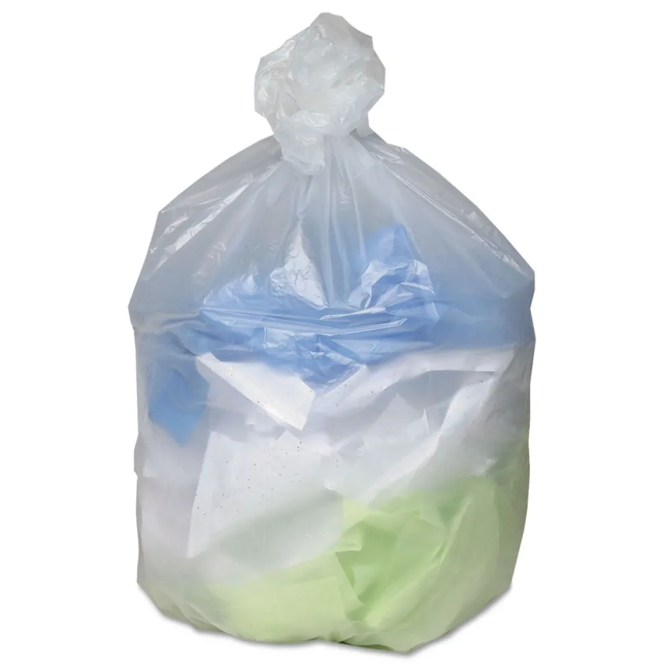 Ultra Plus 24 in. x 33 in. 8 mic 16 Gallon Can Liners - Natural (200/Carton)
