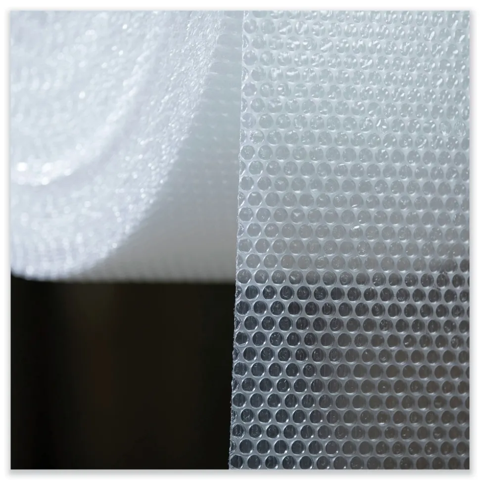 Universal 12 in. x 30 ft. 0.5 in. Thick Bubble Packaging Perforated Every 12 in. - Clear (6/Carton)