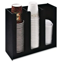 Vertiflex Commercial Grade Cup Holder for 8 oz to 32 oz Cups - Black