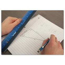 Victor Easy Read 12.5 in. Long Standard/Metric Stainless Steel Ruler - Blue
