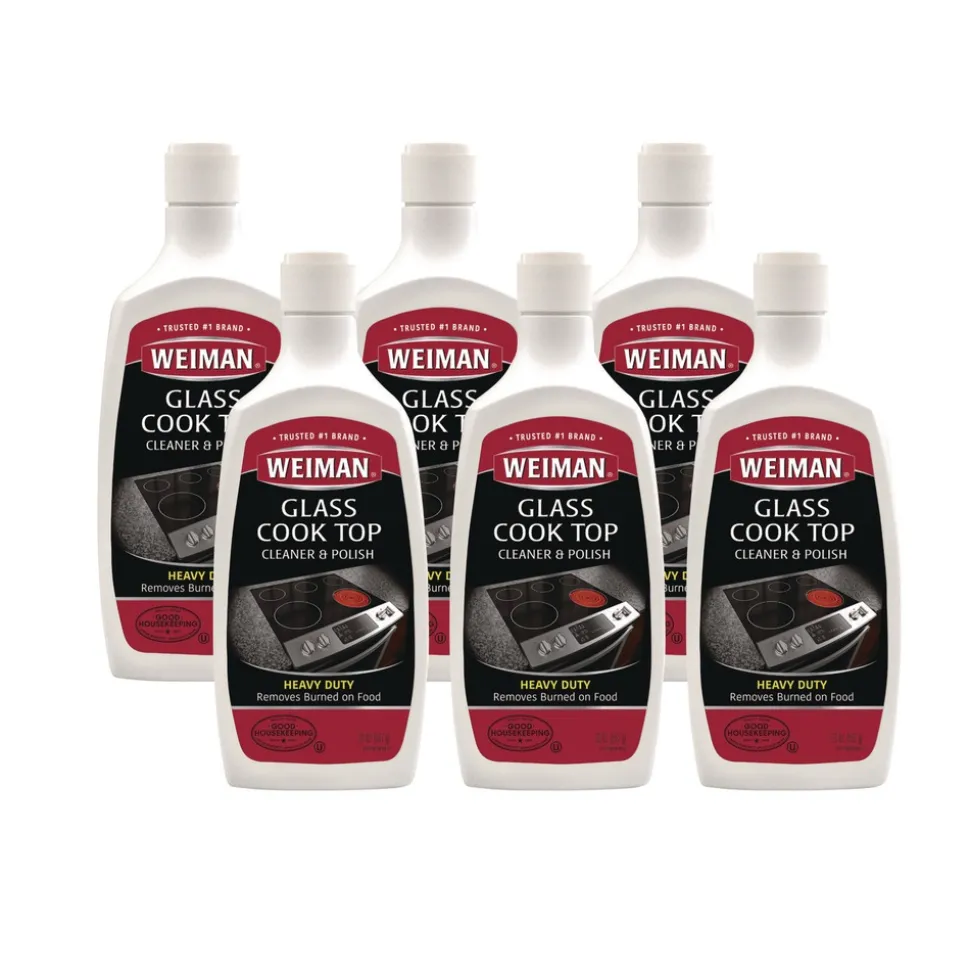 WEIMAN 20 oz. Squeeze Bottle Glass Cook Top Cleaner and Polish (6/Carton)
