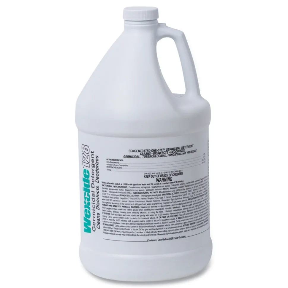 Wexford Labs Wex-Cide 128 oz. Bottle Concentrated Disinfecting Cleaner - Nectar Scent (4/Carton)