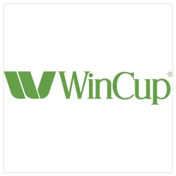 WinCup Slotted Plastic Lids for 8 oz to 10 oz Hot Cups and Bowls - White (1000/Carton)