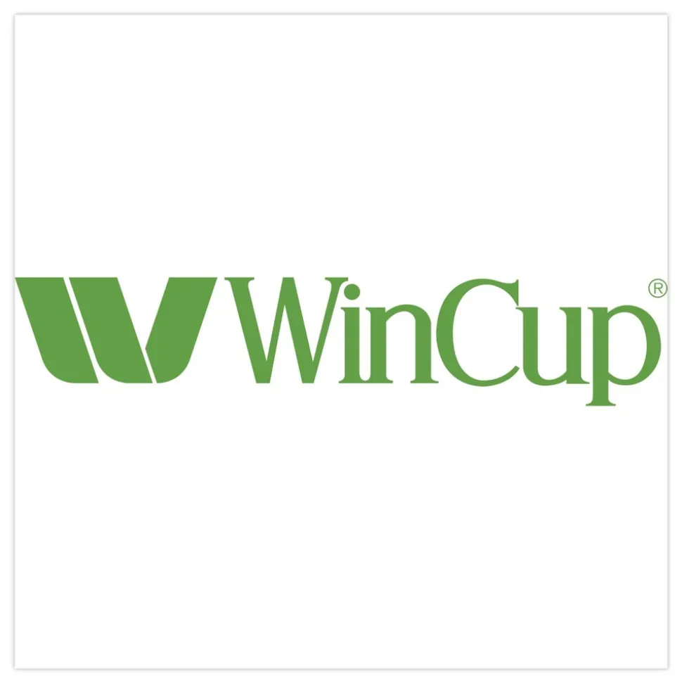WinCup Slotted Plastic Lids for 8 oz to 10 oz Hot Cups and Bowls - White (1000/Carton)