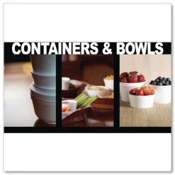 WinCup 12 oz Squat Style Foam Bowls - White (1000/Carton)