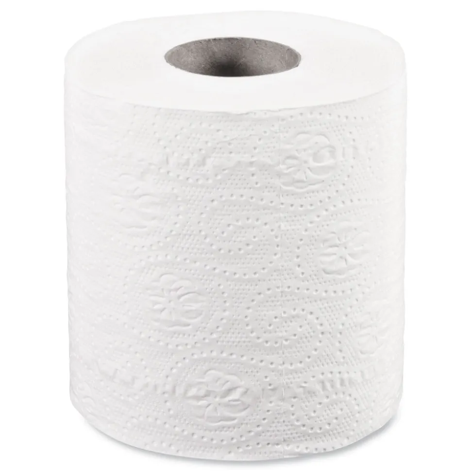Windsoft 2-Ply Septic Safe Individually Wrapped Rolls Bath Tissue - White (48 Rolls/Carton)