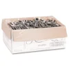 WNA 6 1/4 in. Reflections Design Heavyweight Plastic Spoons - Silver (600/Carton)
