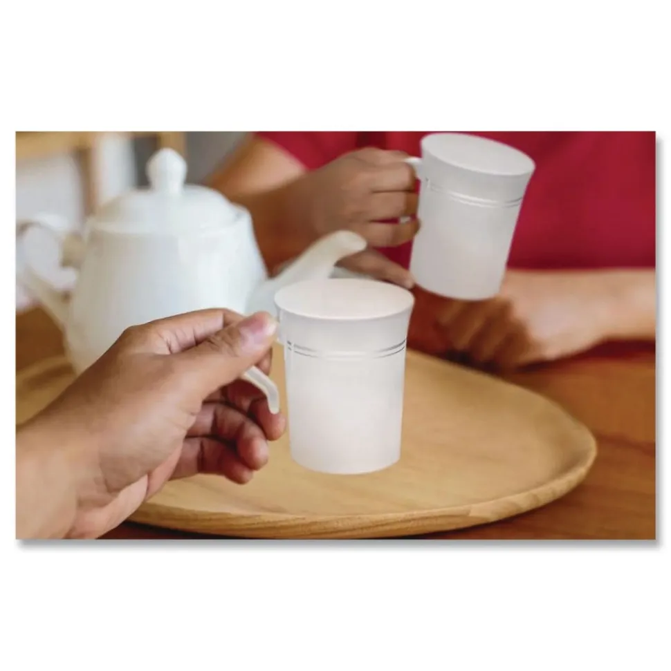 WNA 8 oz Classicware Plastic Coffee Mugs - White (192/Carton)