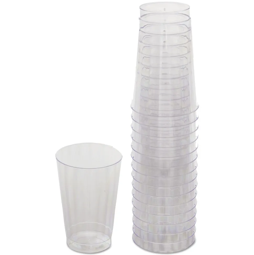 WNA 12 oz Classicware Tall Plastic Tumblers - Clear (240/Carton)