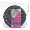 WNA WNA CW10144BK 10.25 in. Diameter Classicware Plastic Plates - Black (144/Carton)