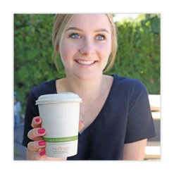 World Centric 10 oz. NoTree Paper Hot Cups - Natural (1000/Carton)