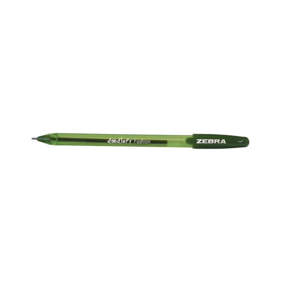 Zebra Doodler'z Bold 1 millimeter Stick Gel Pen - Assorted Fashion/Neon Ink/Barrel Colors (10/Pack)