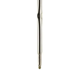 Zebra Fine 0.8 mm F-Series Conical Tip Ballpoint Stainless Steel Pen Refill - Black Ink (2/Pack)