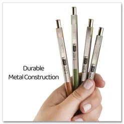 Zebra F-301 Signature Series Earthy Tones Fine 0.7 mm. Retractable Ballpoint Pen - Black Ink/Terracotta Barrel (4/Pack)