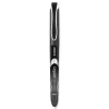Zebra Liquid Ink Extra-Fine 0.5 millimeter Stick Rollerball Pen - Black Ink/Black/Silver Barrel (1-Dozen)