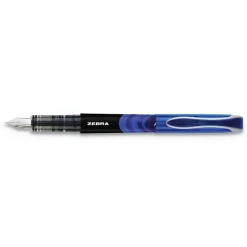 Zebra 0.6 mm Fine Fountain Pen - Assorted Ink and Barrel Colors (7/Pack)